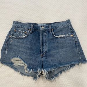 Agolde denim shorts size 27
